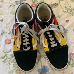 VANS flame old skool